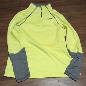 Yellow and Gray Women's Sweater